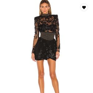 Mulwala Mini Dress in Black by Zhivago